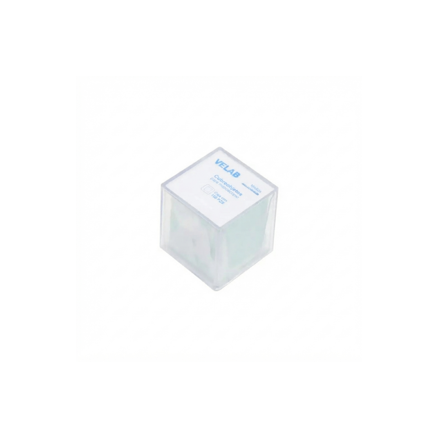 PORTA OBJETOS PARA MICROSCOPIO 22 mm CAJA CON 100 PIEZAS