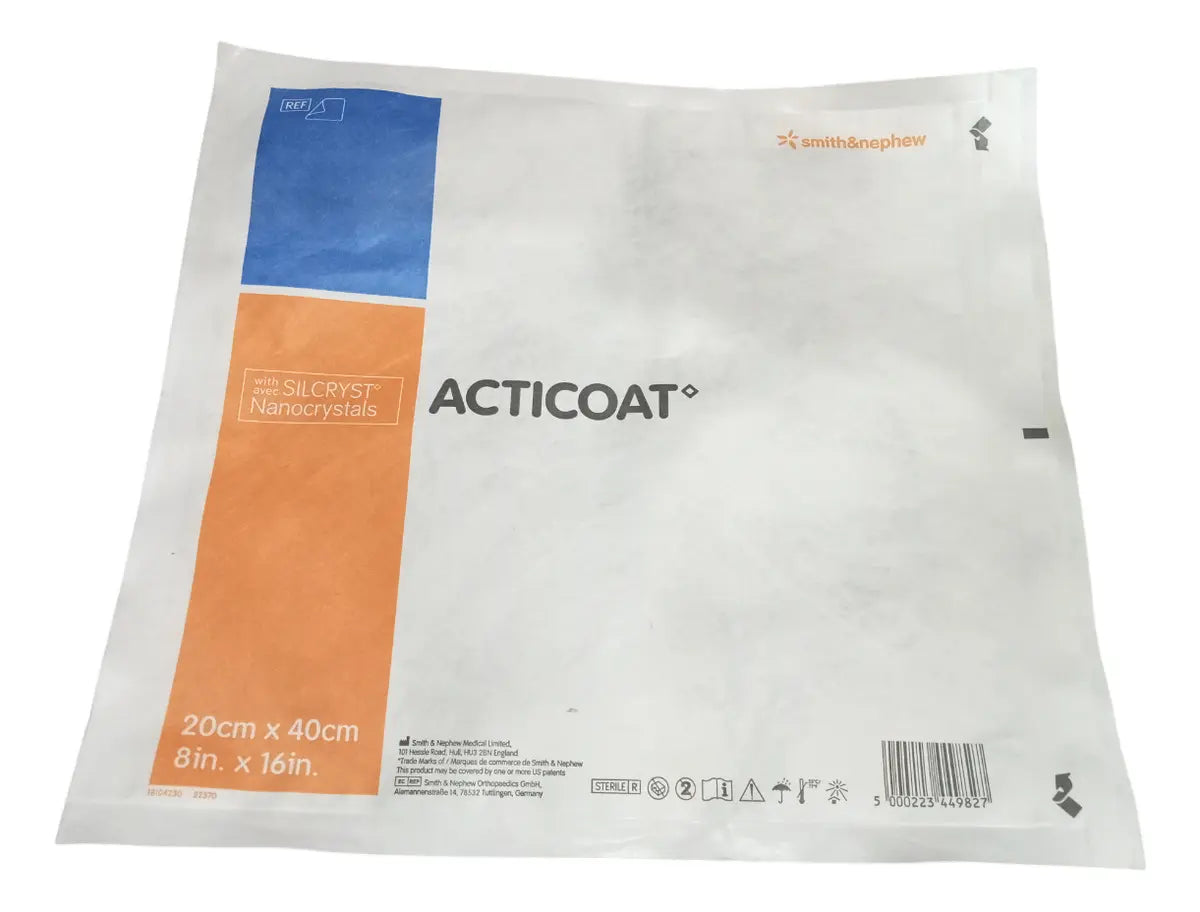 APOSITO TIPO ACTICOAT LGMD 20X40 CM PARCHE DE PLATA CAJA CON 6 PIEZAS
