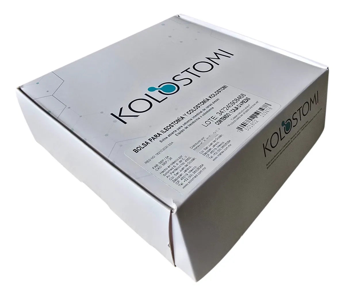 4 BOLSAS PARA COLOSTOMIA O ILESTOMIA ADULTO KOLOSTOMI