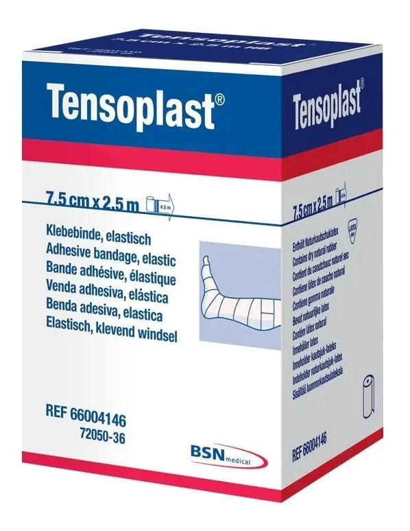 VENDA ELASTICA ADHESIVA TENSOPLAST DE 7.5 CM X 4.5 MTS