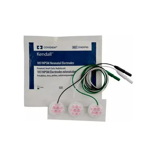 ELECTRODO KITTY CAT NEONATAL KENDALL 1051NPSM COVIDIEN CAJA CON 10 SOBRES CON 3 PIEZAS