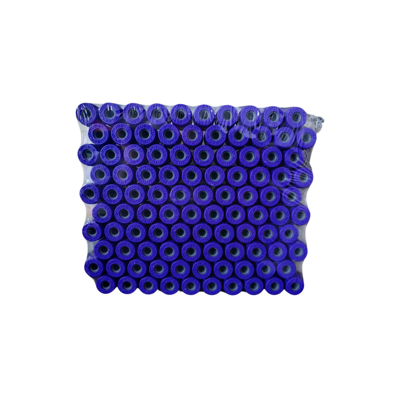 TUBO TECROM V-TUBE TAPA LILA 4.0 ML EMPAQUE CON 100 PIEZAS