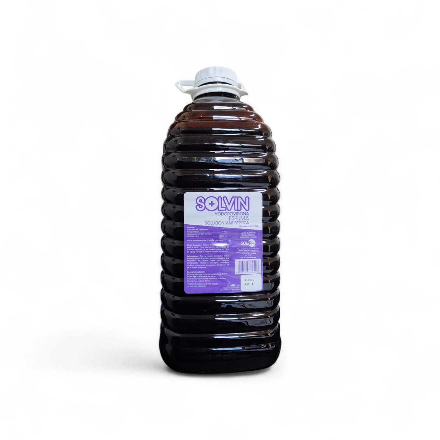 SOLUCION ANTISEPTICA YODOPOVIDONA SOLVIN GALON CON 3.50 LITROS