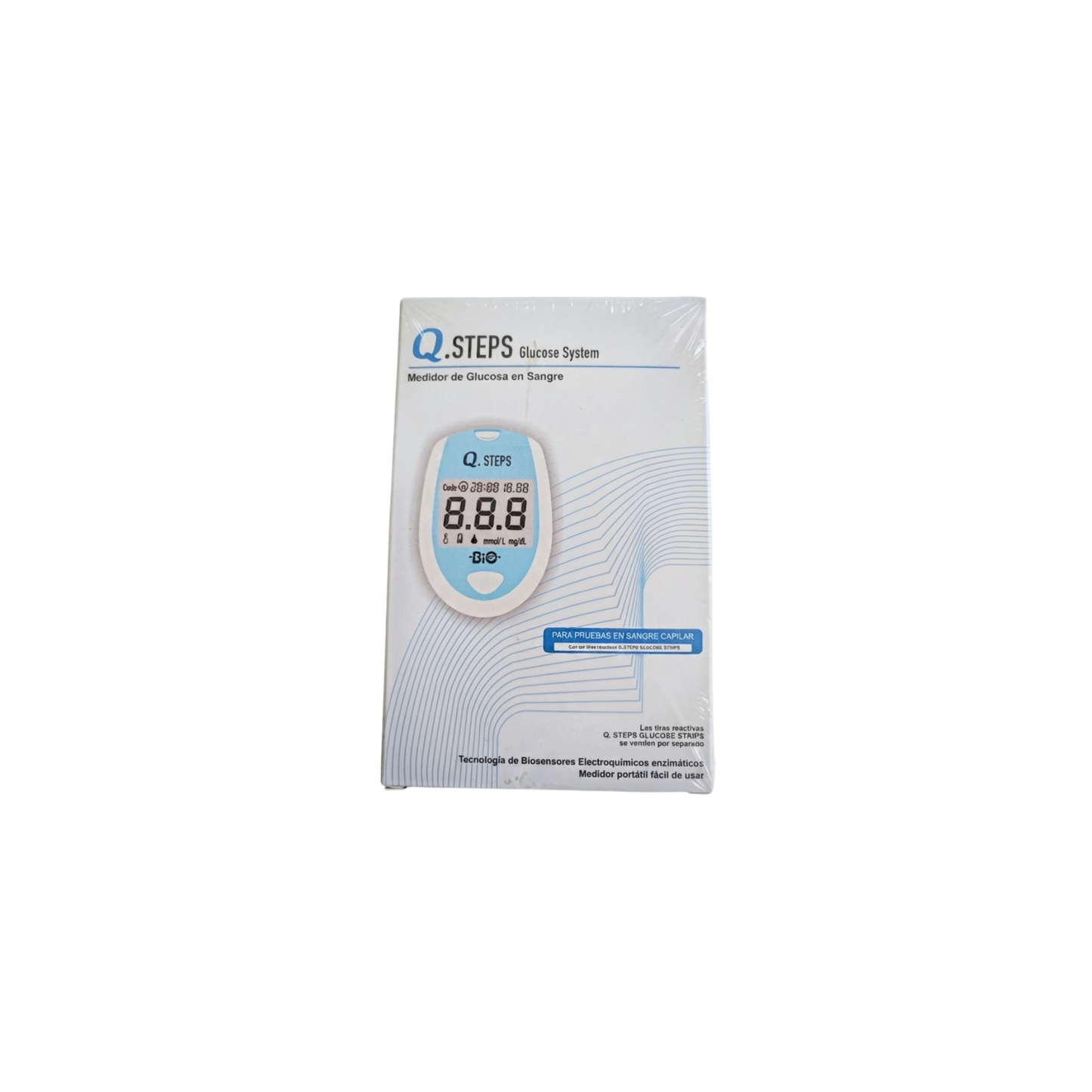 MEDIDOR DE GLUCOSA EN SANGRE Q.STEPS