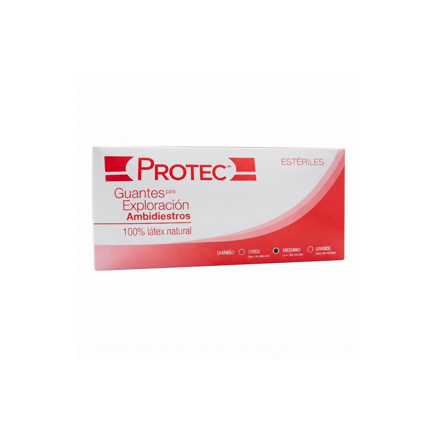 GUANTE PARA EXPLORACION PROTEC MEDIANO CAJA CON 100 PIEZAS