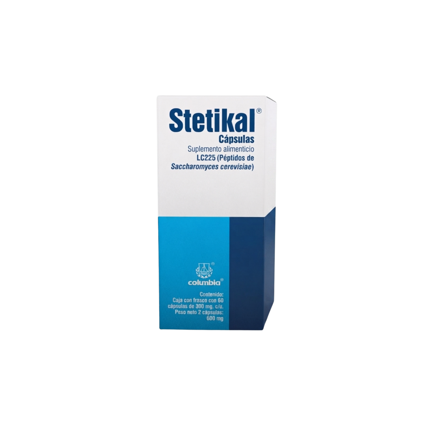 STETIKAL SUPLEMENTO ALIMENTICIO CAPSULAS DE 300MG, FRASCO CON 60 CAPSULAS