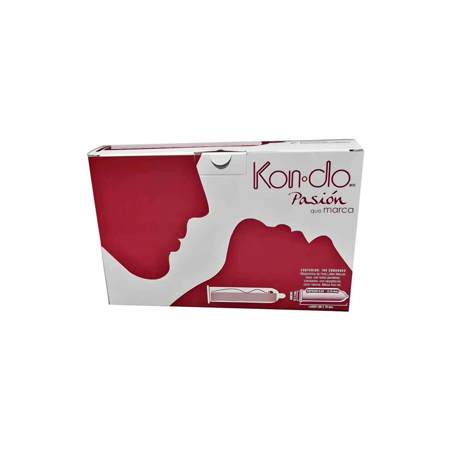 CONDONES KON-DO PASION MASCULINO CAJA CON 100 PIEZAS