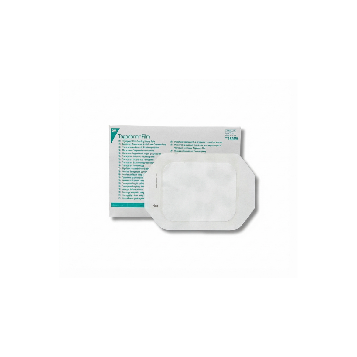 TEGADERM 3M APÓSITO TRANSPARENTE 10X12 CM 1626 CAJA CON 50 PZ