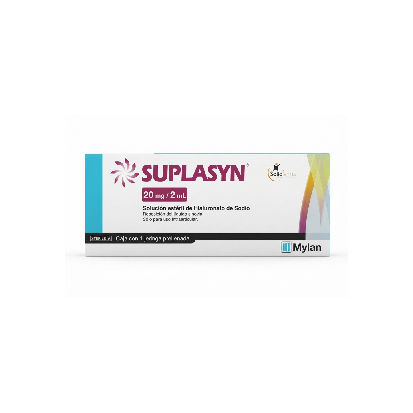 SUPLASYN SOLUCION ESTERIL DE HIALURONATO DE SODIO 20MG/2ML