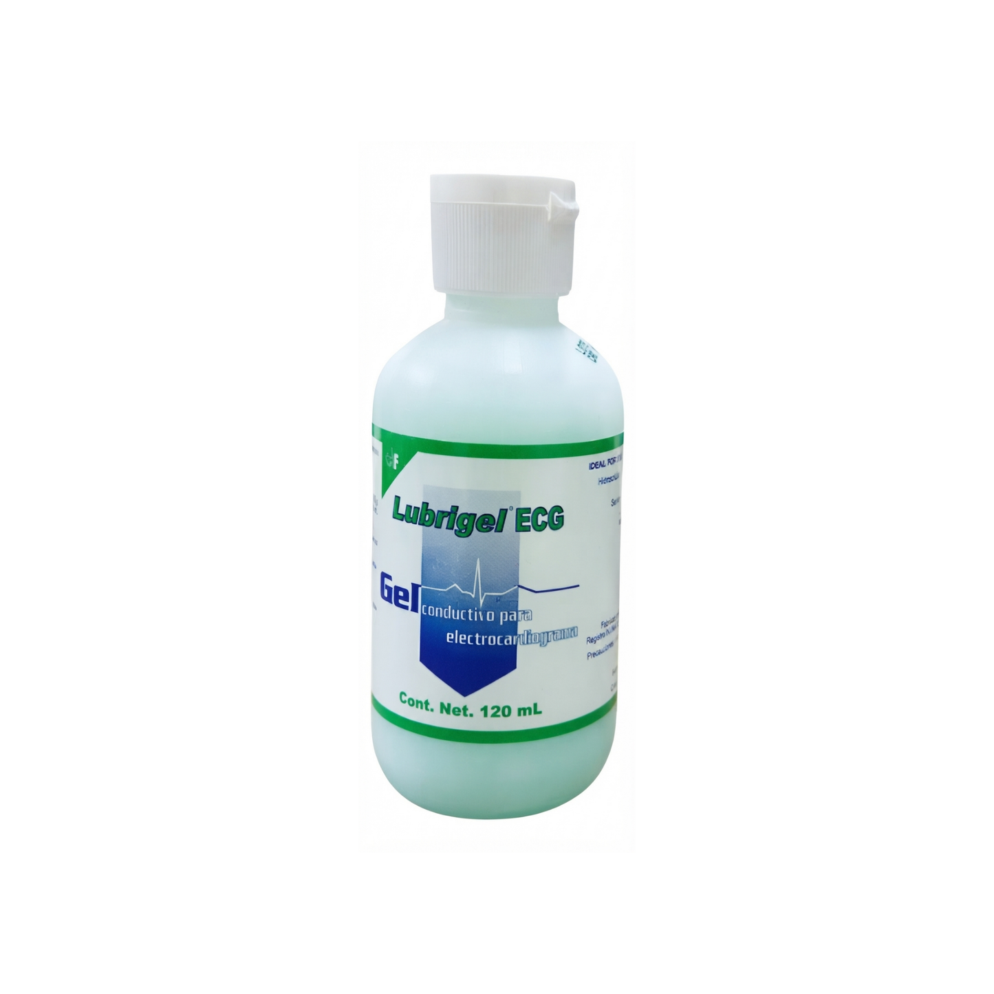 GEL PARA ELECTROCARDIOGRAMA LUBRIGEL ECG FRASCO DE 120 ML 1 PIEZA