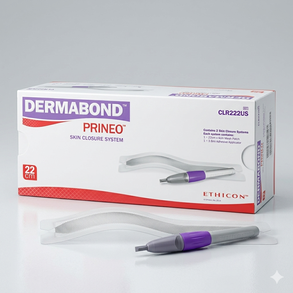 DERMABOND PRINEO ADHESIVO TOPICO PARA PIEL CLR222US - 2 PIEZAS