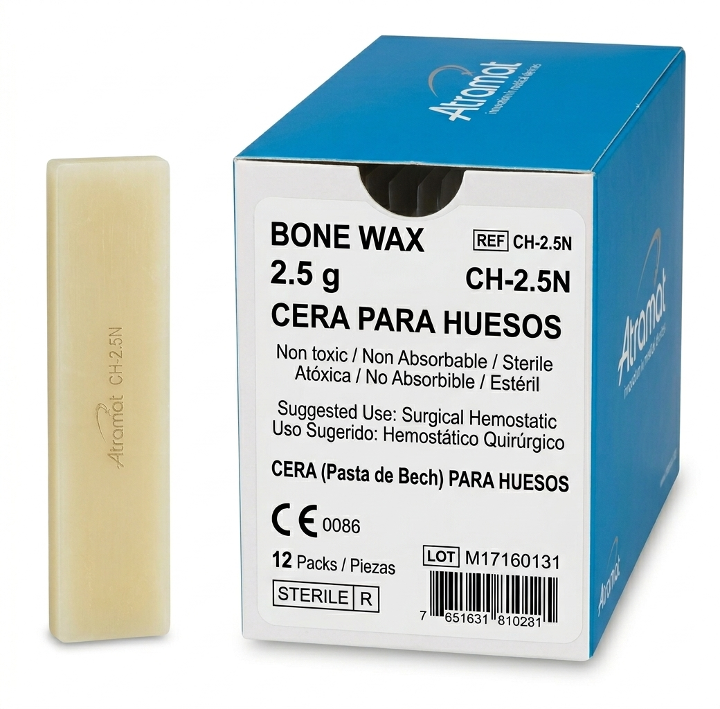 CERA PARA HUESOS ATRAMAT CAJA CON 12 PIEZAS