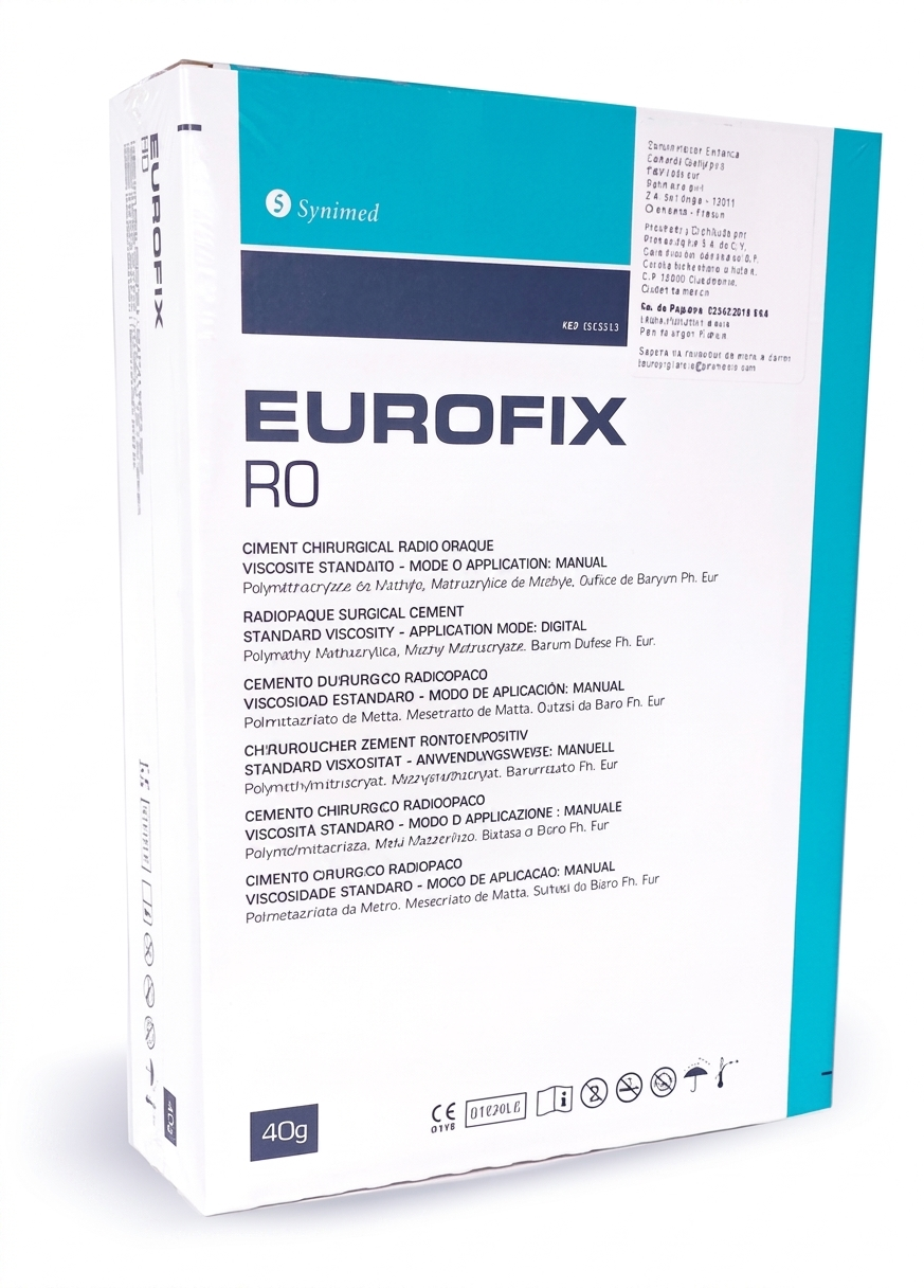 Cemento para hueso Eurofix radiopaco quirugico 40 gr