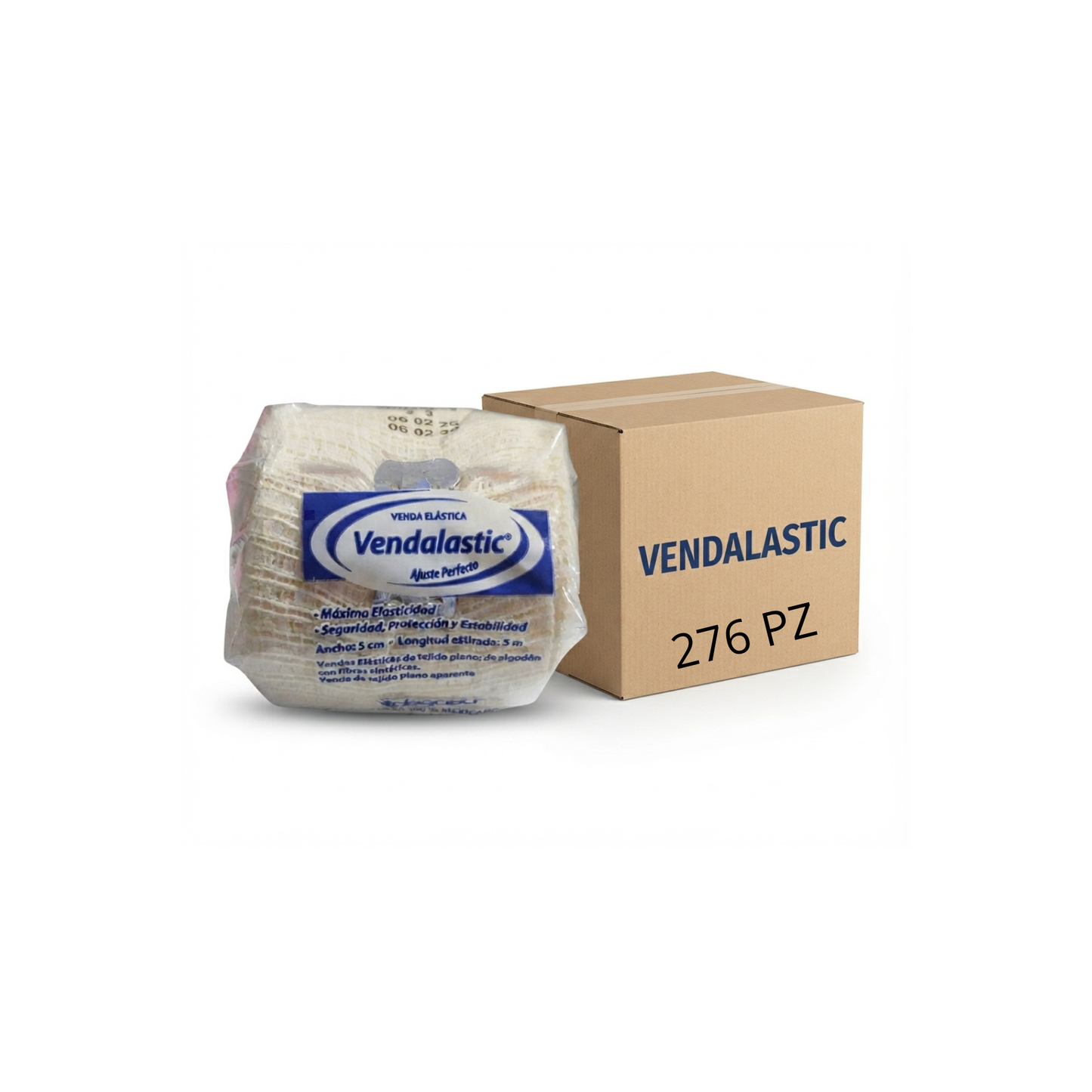 CAJA MASTER CON 276 PIEZAS DE VENDA ELASTICA VENDALASTIC 5CMX5M