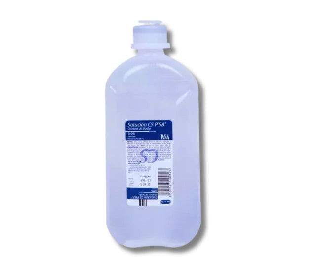 SOLUCION FISIOLOGICA CLORURO DE SODIO PISA 1000 ML CAJA CON 12 FRASCOS