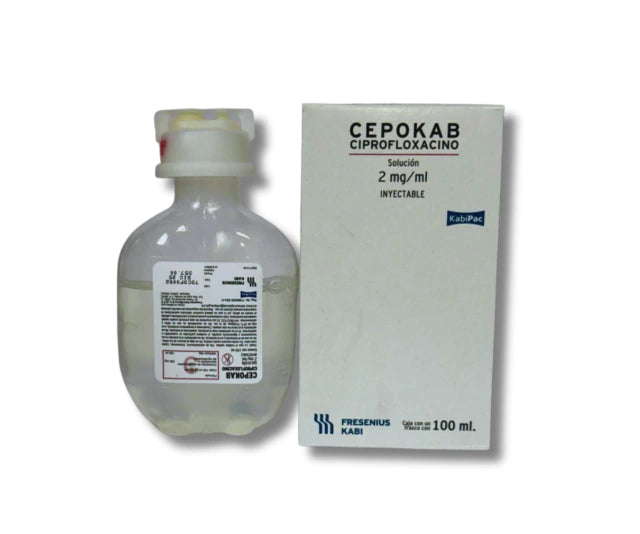 CEPOKAB INYECTABLE CIPROFLOXACINO SOLUCIÓN 2MG/ML