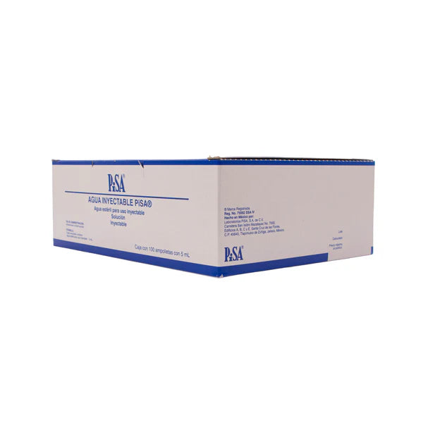 AGUA INYECTABLE 5 ML C/100 AMPULAS