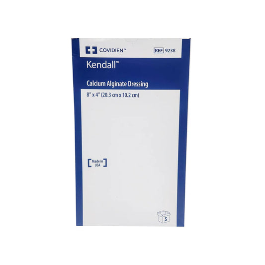 APOSITO ABSORBENTE DE ALGINATO DE CALCIO Y SODIO KENDALL DE 20.3 CM X 10.2 CM MARCA COVIDIEN CAJA CON 5 PIEZAS