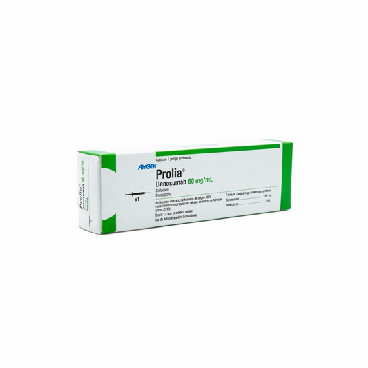 SOL.INY. PROLIA DENOSUMAB SOLUCION INYECTABLE 60MG/ML CAJA CON 1 JERINGA PRELLENADA