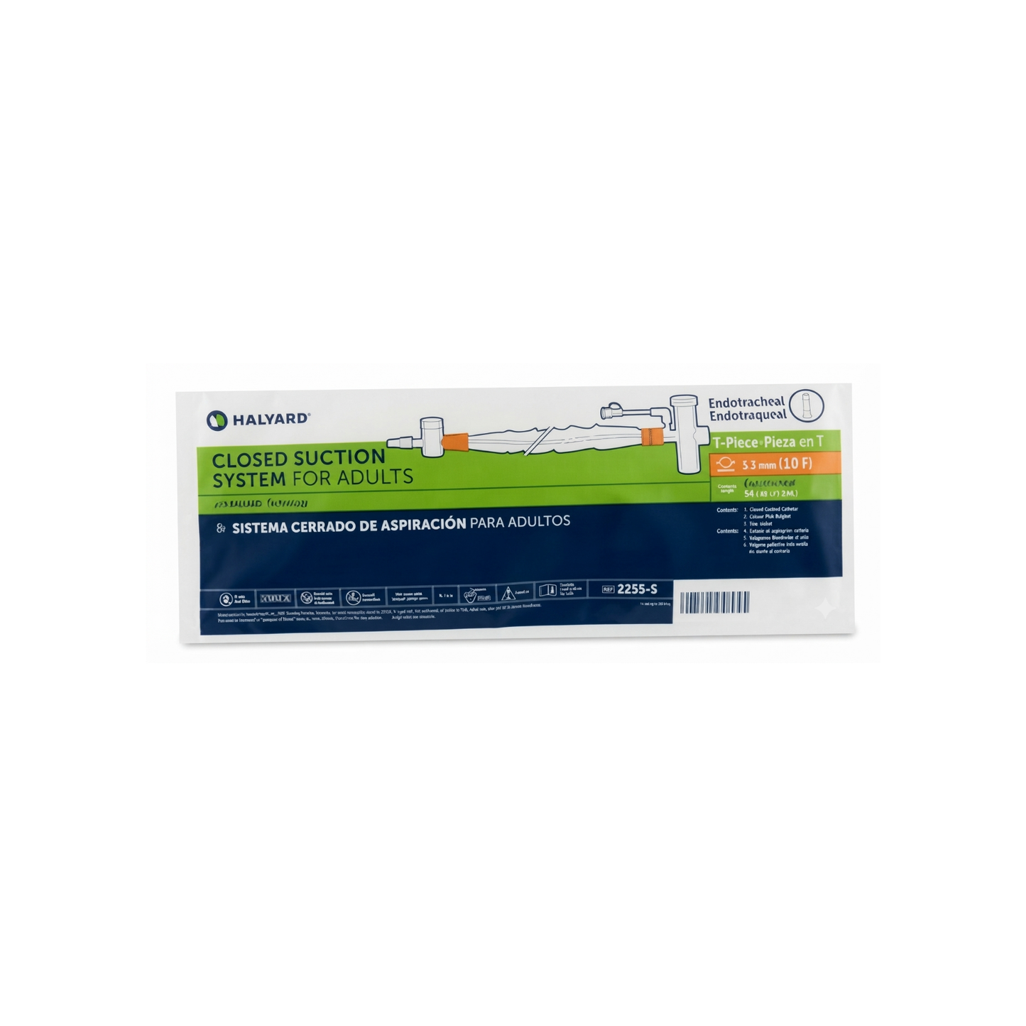 SISTEMA CERRADO DE ASPIRACION PARA ADULTOS 16FR 5.3MM 54 CM HALYARD