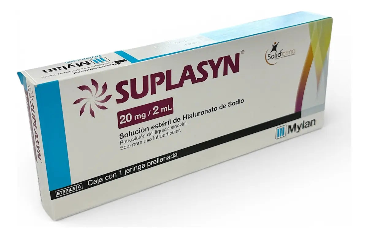 SUPLASYN SOLUCION ESTERIL DE HIALURONATO DE SODIO 20MG/2ML