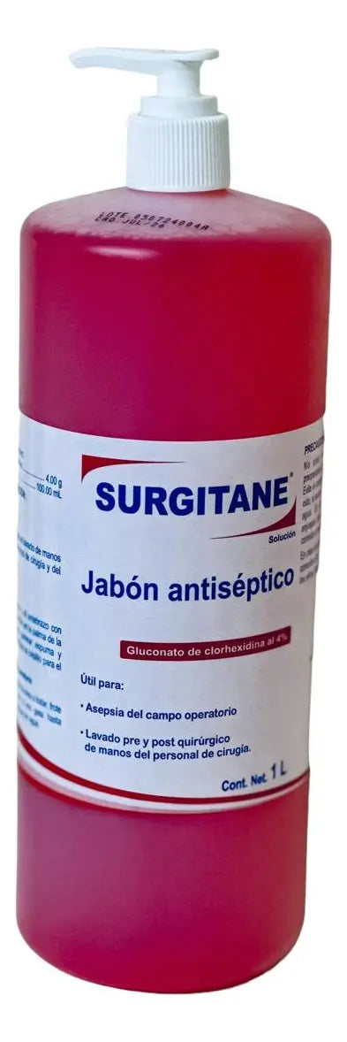 JABON ANTISEPTICO SURGITANE CLORHEXIDINA 4% UN LITRO DIAFRA