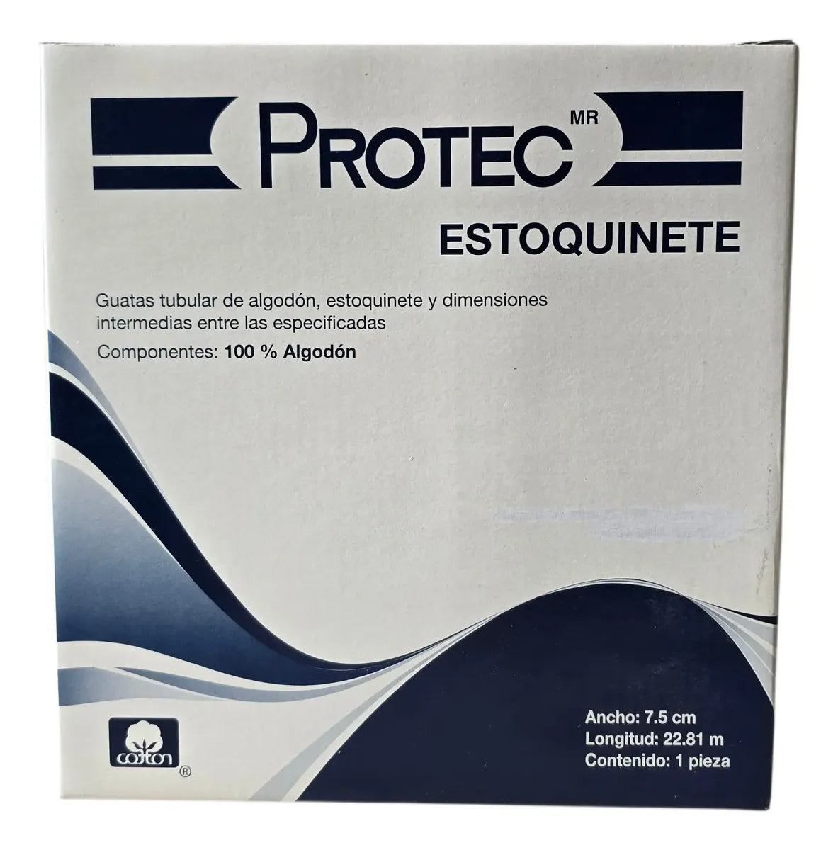 ESTOQUINETE PROTEC 22.81 M X 7.5 CM 100% ALGODON