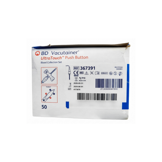 AGUJA MARIPOSA BD VACUTAINER 25G X3/4X7 REF:367391 CAJA CON 50 PIEZAS