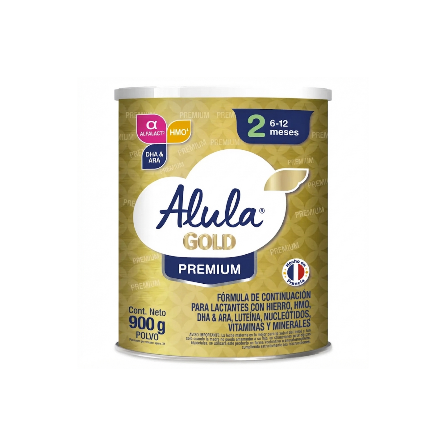 FORMULA EN POLVO ALULA GOLD PREMIUM 6-12 MESES 900G