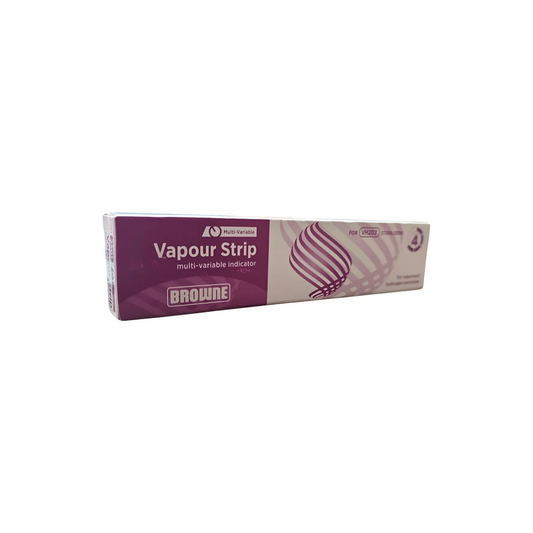 Tira de vapor Indicador multivariable. Para esterilizadores H202 Clase 4 BROWNE Caja c/200 Tiras