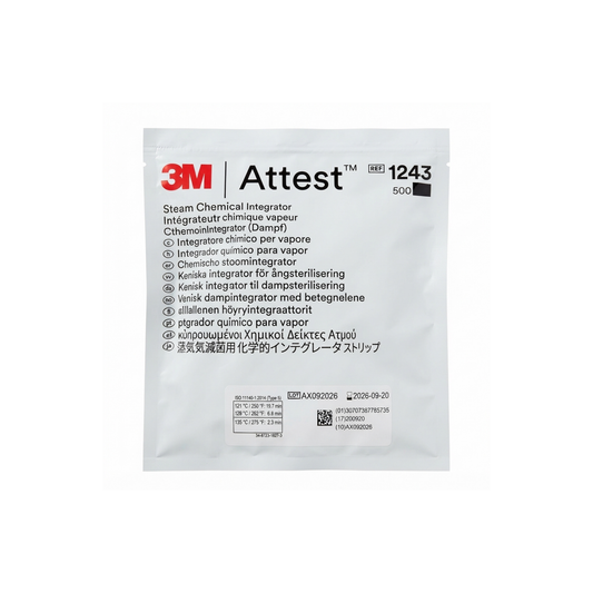 INTEGRADOR QUIMICO 3M 1243A STERIGAGE BOLSA CON 500 PZAS
