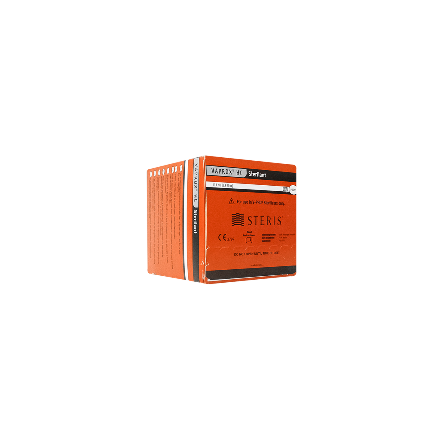CARTUCHO VAPROX HC ESTERILIZANTE PEROXIDO DE HIDROGENO STERIS PB011 CAD:2025-10-19