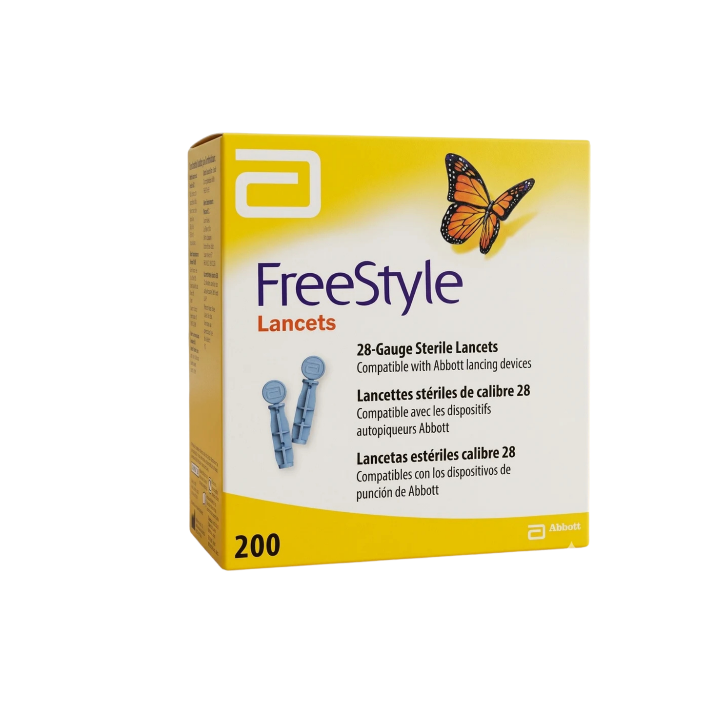 Freestyle Lancets Calibre 28 caja con 200 lancetas