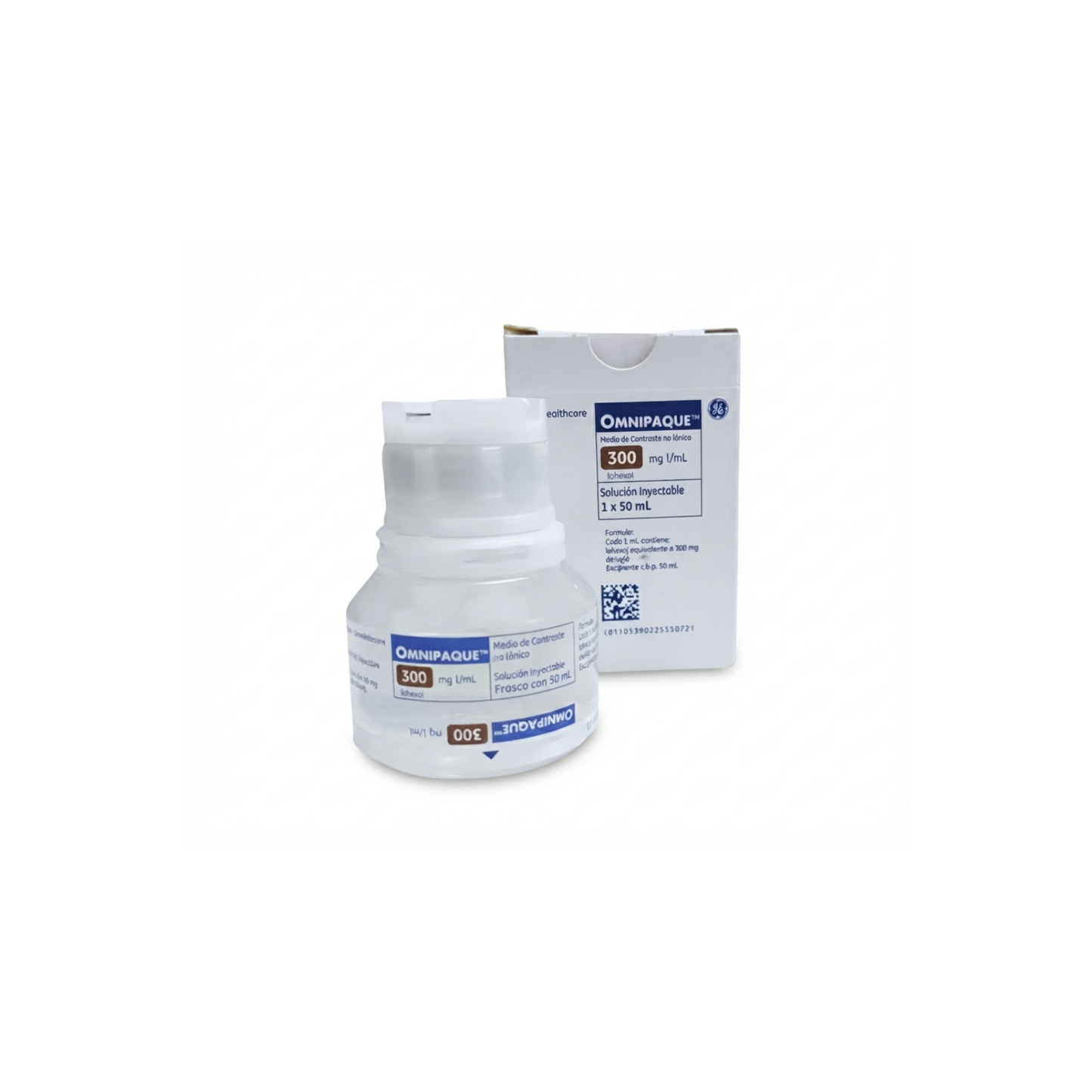IOPAMIDOL MEDIO DE CONTRASTE OMNIPAQUE 300 mg I / Ml ENVASE CON 50 mL 070.581.0109