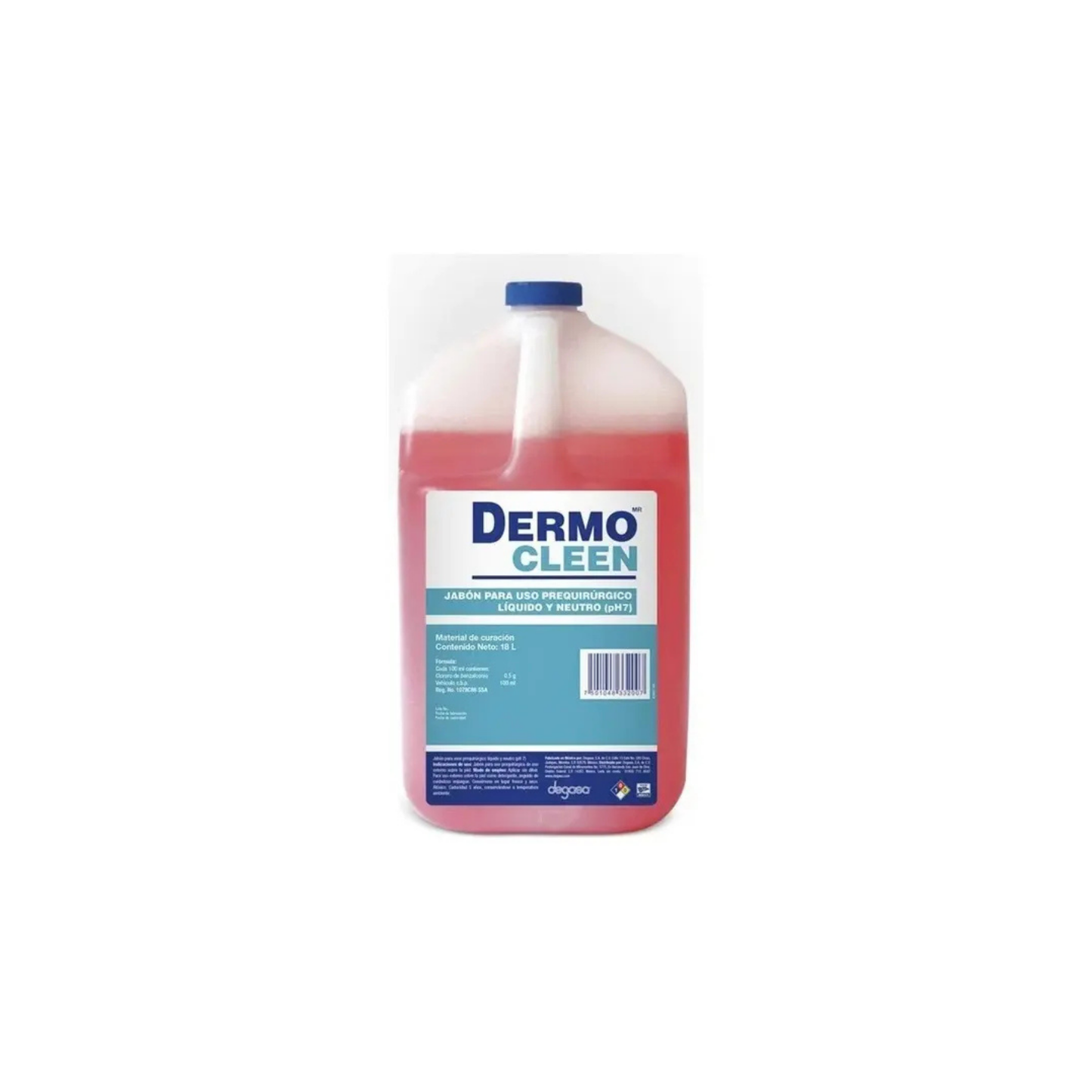 JABON PARA USO PREQUIRURGICO DERMO CLEEN 3.850 LITROS