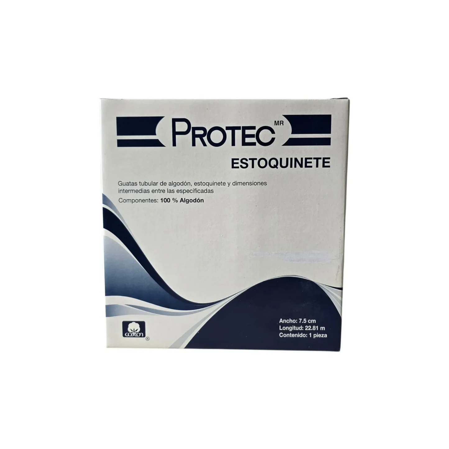 ESTOQUINETE PROTEC 22.81 M X 7.5 CM 100% ALGODON