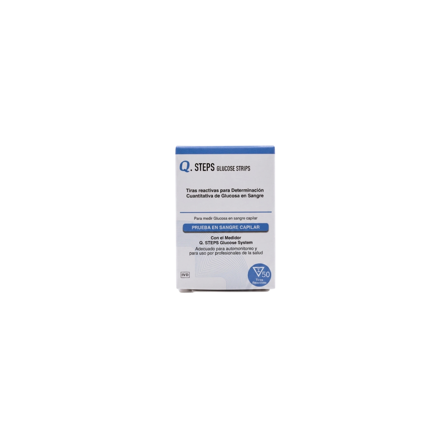 TIRAS REACTIVAS PARA DETERMINACION DE GLUCOSA Q.STEPS