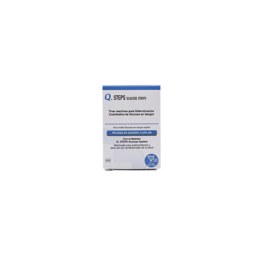 TIRAS REACTIVAS PARA DETERMINACION DE GLUCOSA Q.STEPS