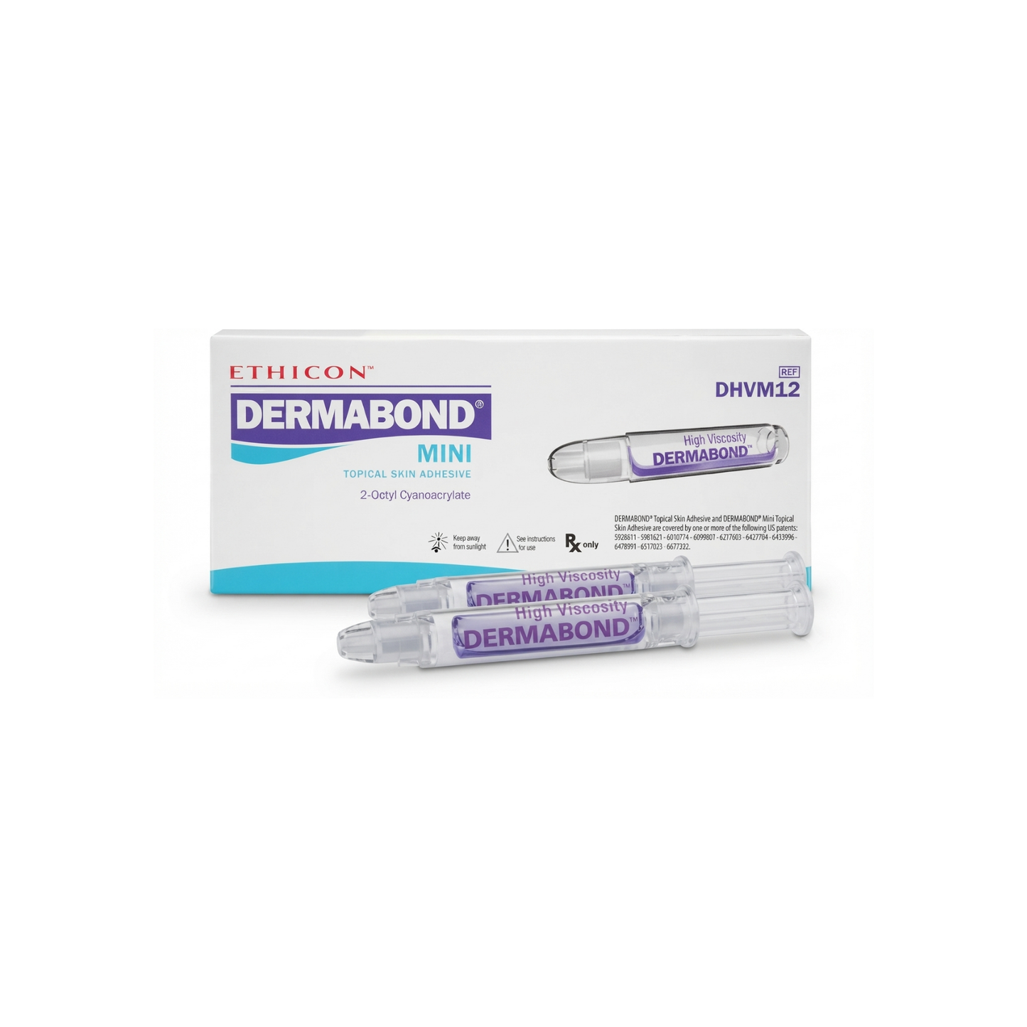 DERMABOND ADHESIVO TOPICO MINI 0.3ML CAJA CON 12 PIEZAS