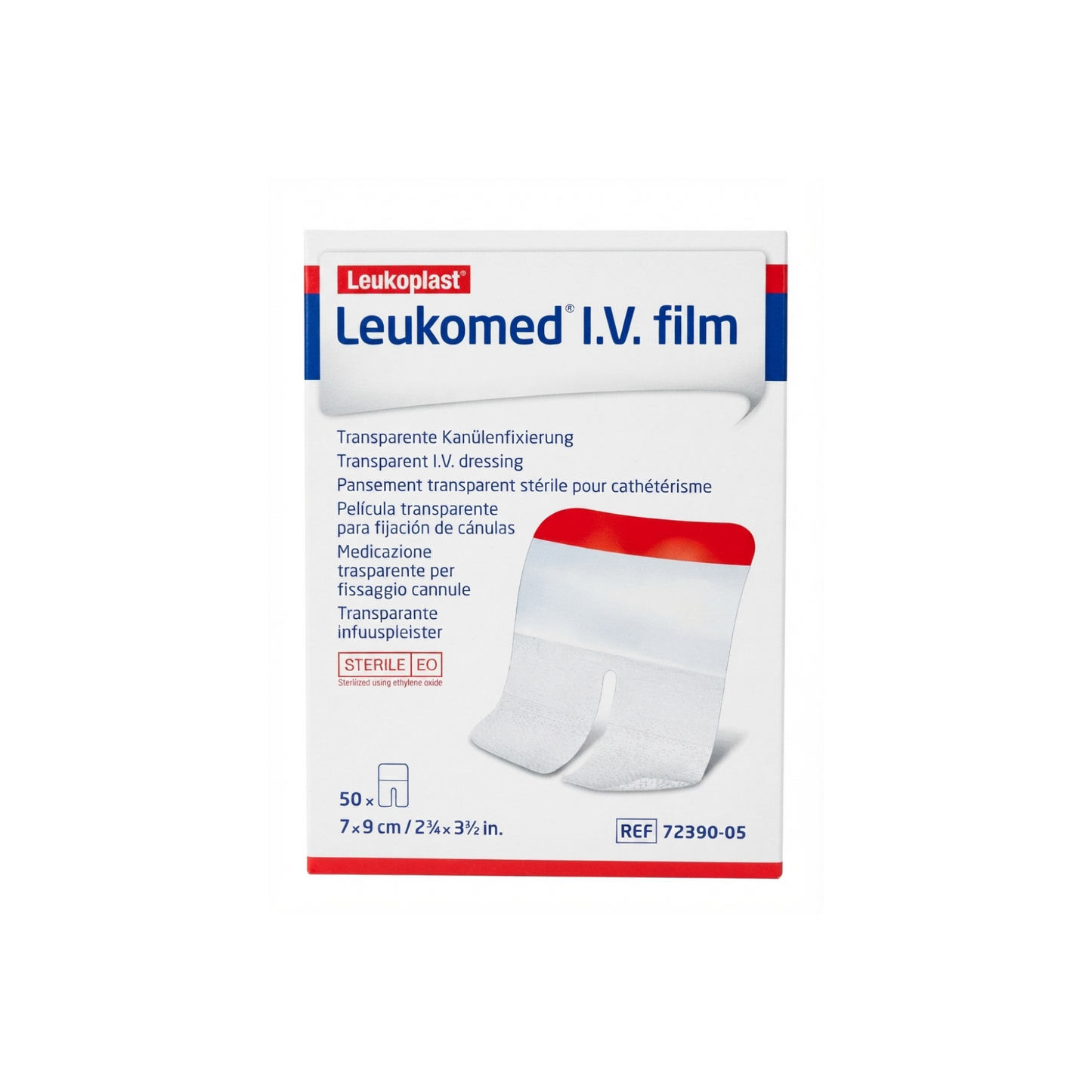 LEUKOMED I.V. FILM 7X9CM C/50PIEZAS