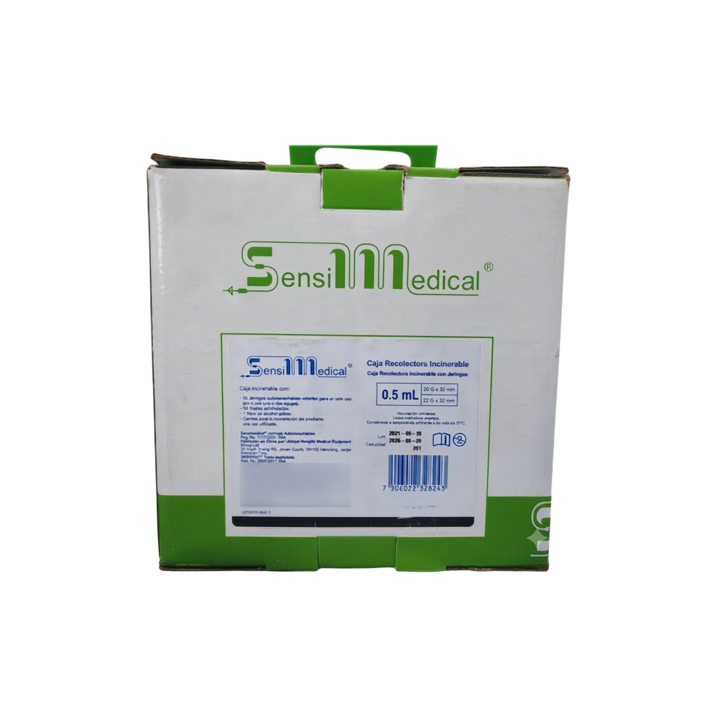 JERINGAS SENSIMEDICAL 0.5 CON D/AGUJA 20GX32MM 22GX32MM CAJA CON 50 PZ