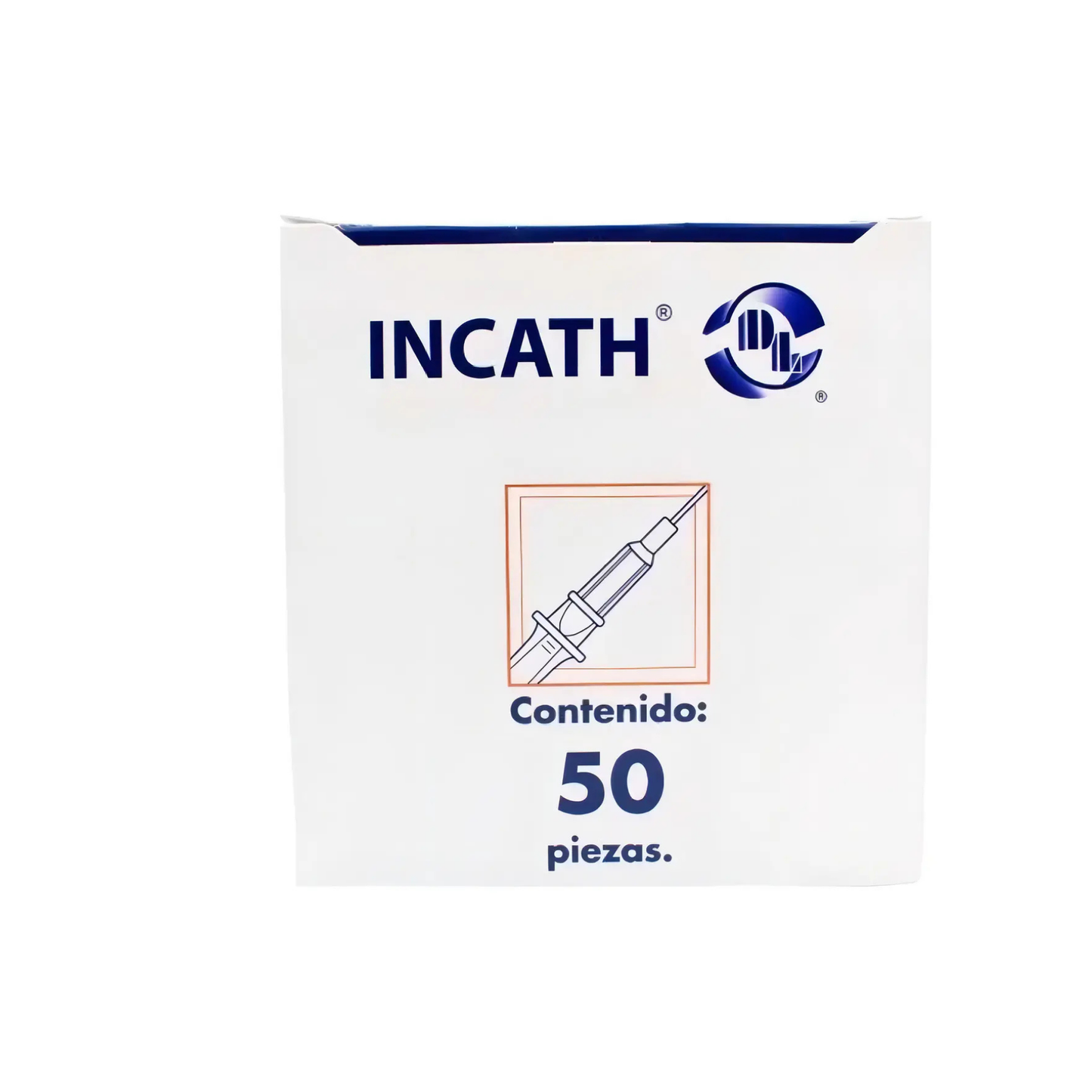 CATETER INTRAVENOSO PERIFERICO RADIOPACO INCATH DL 22G X 25MM CAJA CON 50 PIEZAS