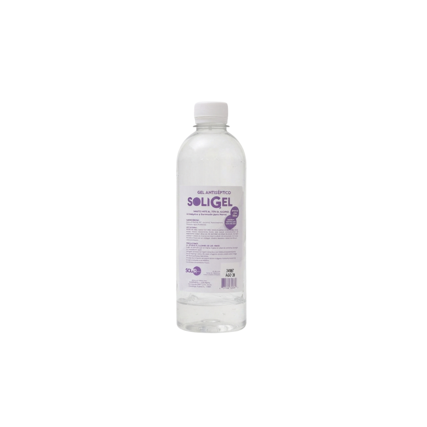 GEL ANTISEPTICO SOLIGEL 500ML 1 PIEZA