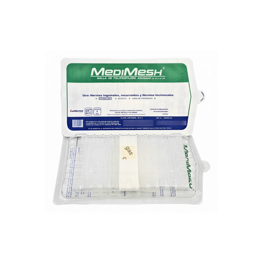 MALLA DE POLIPROPILENO ANUDADA MEDIMESH 25X35 CM