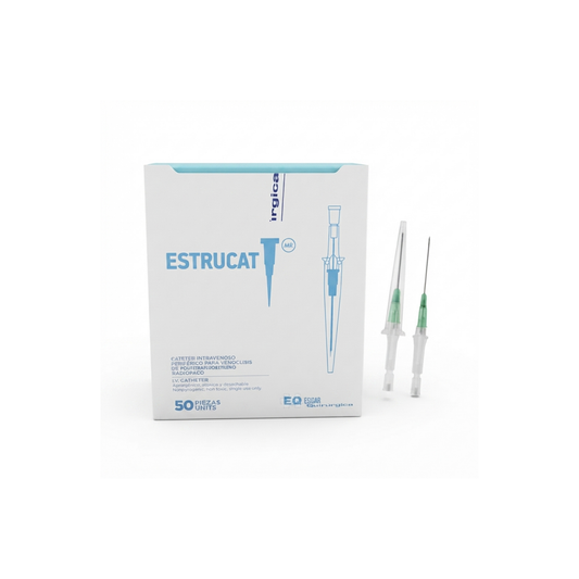 ESTRUCAT CATÉTER INTRAVENOSO PERIFÉRICO 18G X 45 MM CAJA CON 50 PIEZAS