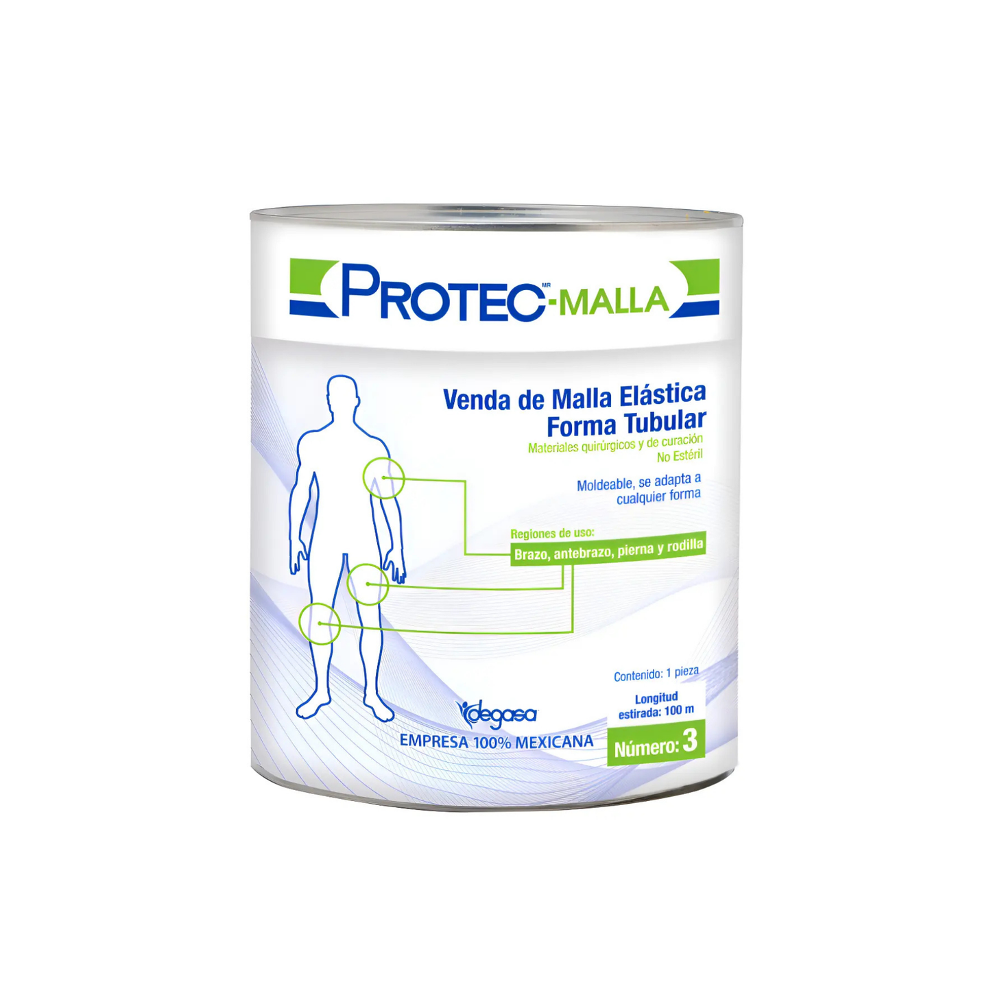 VENDA MALLA TUBULAR PROTEC No.3 100 MTS 1 PIEZA