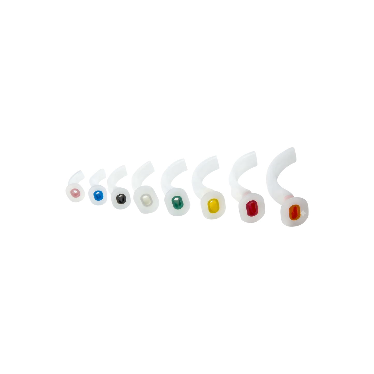 CANULA DE GUEDEL DESECHABLE 100% LIBRE DE LATEX KIT CON 8 PIEZAS