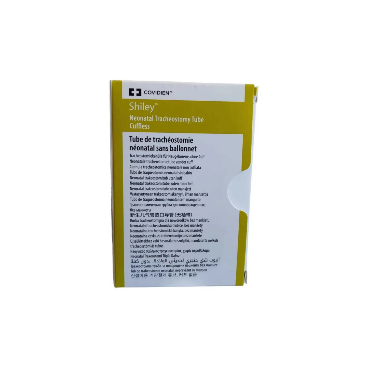 CANULA DE TRAQUEOSTOMIA NEONATAL SHILEY COVIDIEN REF:2.5 NEF 1 PIEZA