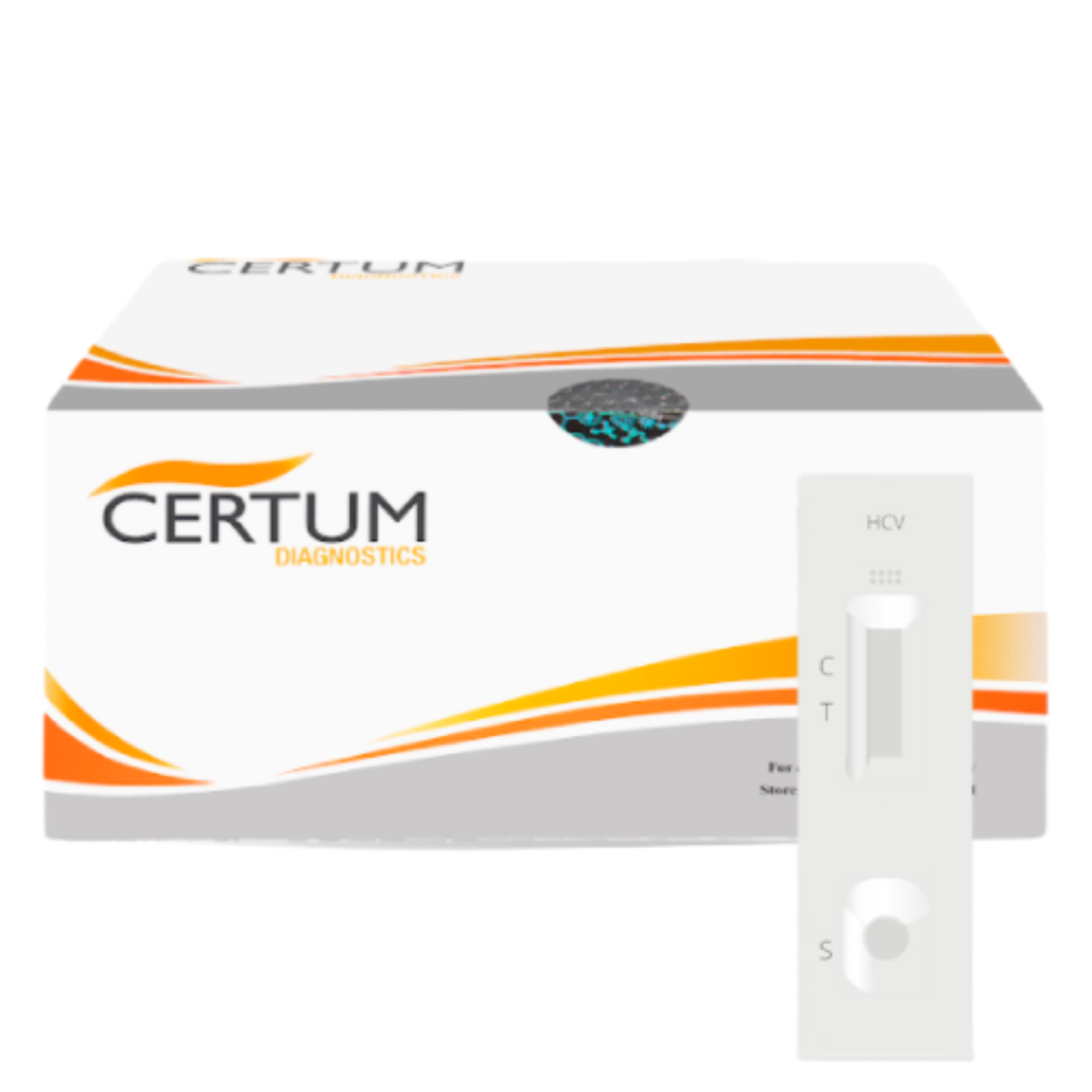 REACTIVO DE DIAGNOSTICO INVITRO CERTUM PARA EL VIRUS DE HEPATITIS C CAJA CON 40 PRUEBAS