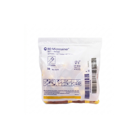 TUBO BD MICROTAINER 600 ML BOLSA CON 50 PIEZAS